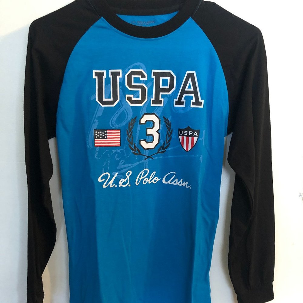 US POLO ASSOC Boys Long Sleeve Tee, Size 12, NWOT